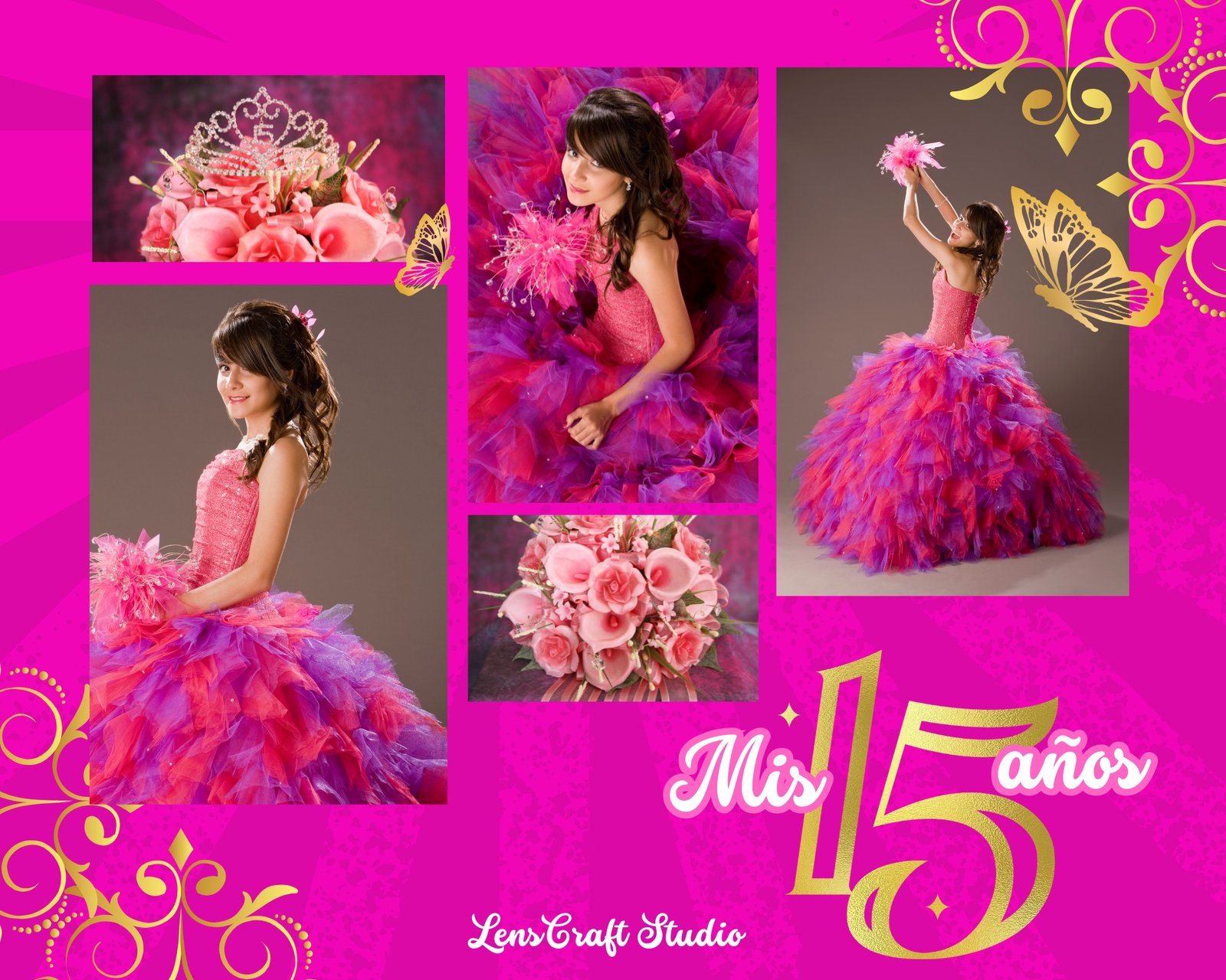 Elegant wedding photography - Bride and groom portrait